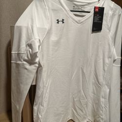 UNDER ARMOUR Women's POWERHOUSE 2.0 LONG SLEEVE VOLLEYBALL JERSEY Size Large