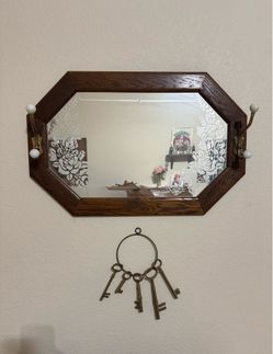 Hat Rack Mirror