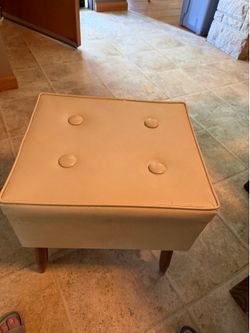 Foot stool with storage