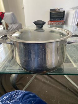 POT , Stainless Steel Pot  , Quality  18/10  Stainless  Steel  Pot  , Gas- Electric - Induction  ,  Extra lmpact  Bonding Capsule Bottom  ( AMBAWARE )