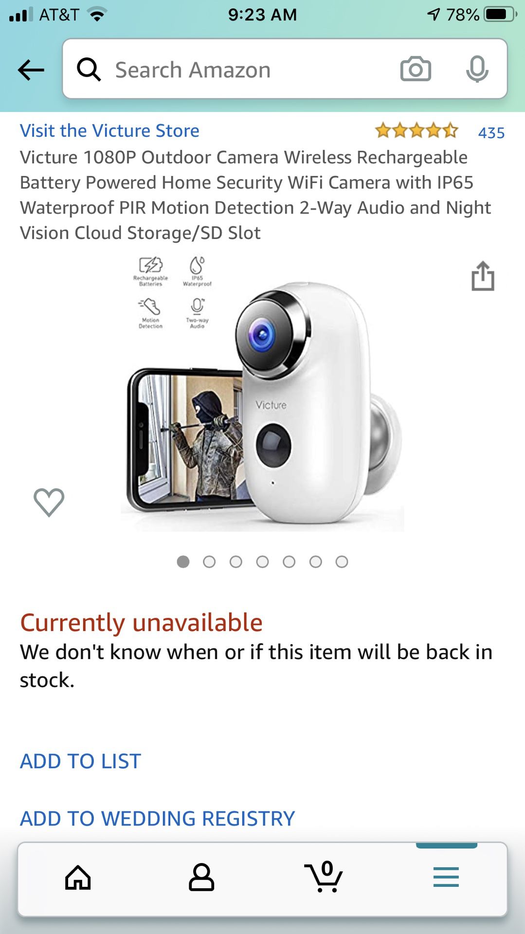 BRAND NEW, in box. Security camera