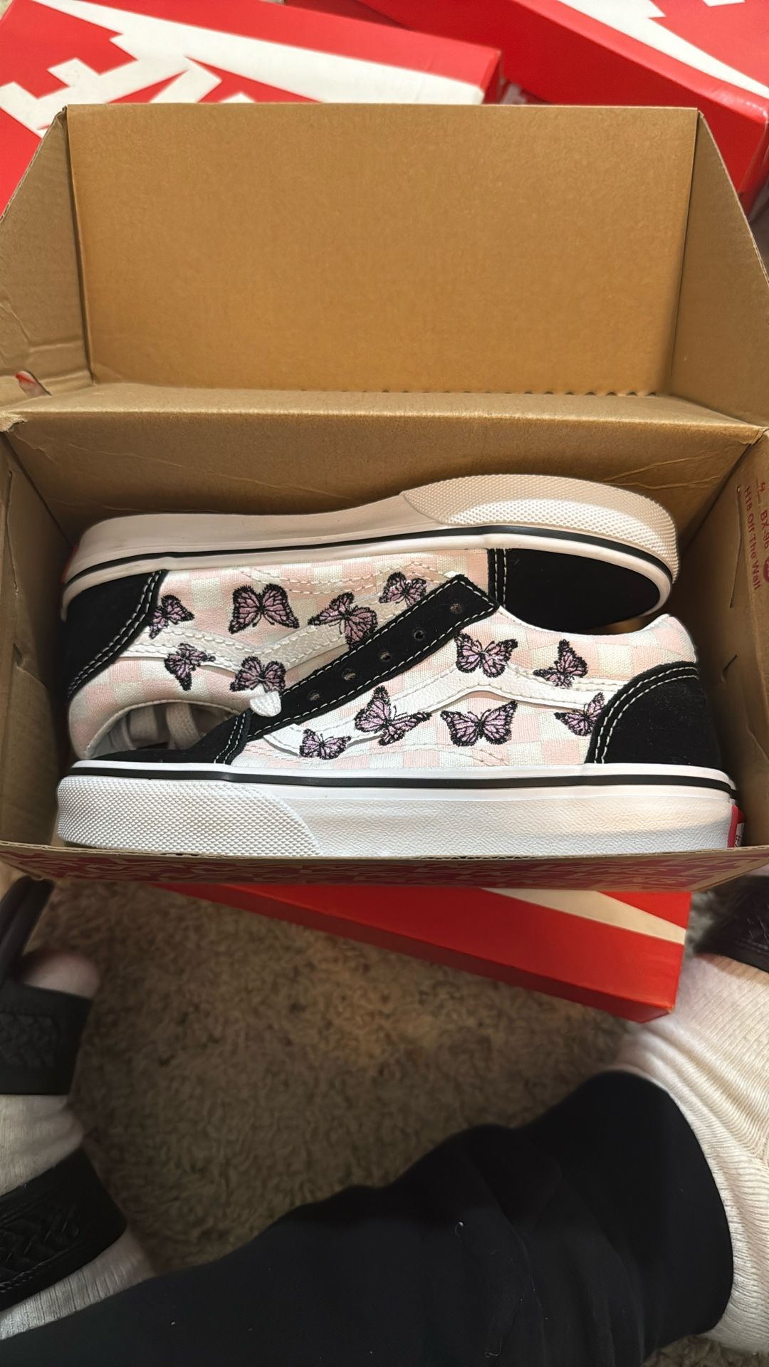 Old Skool Butterfly Black Vans