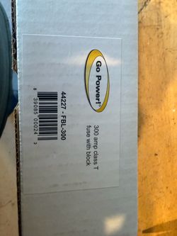 Go power 300 amp fuse kit