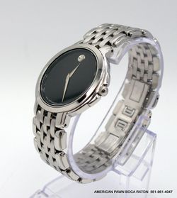 Movado Museum Classic watch 84.E4.9882 35mm Stainless Steel Men's Quartz  Pre-owned. 