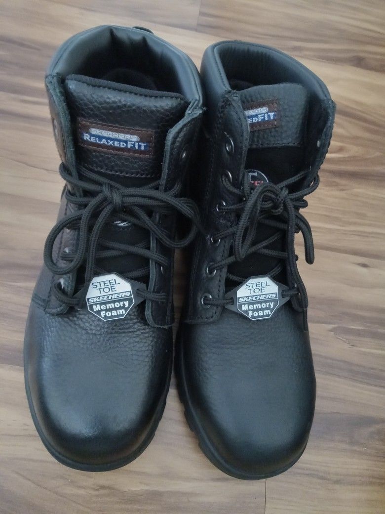 Sketcher Steel  Toe Boots 