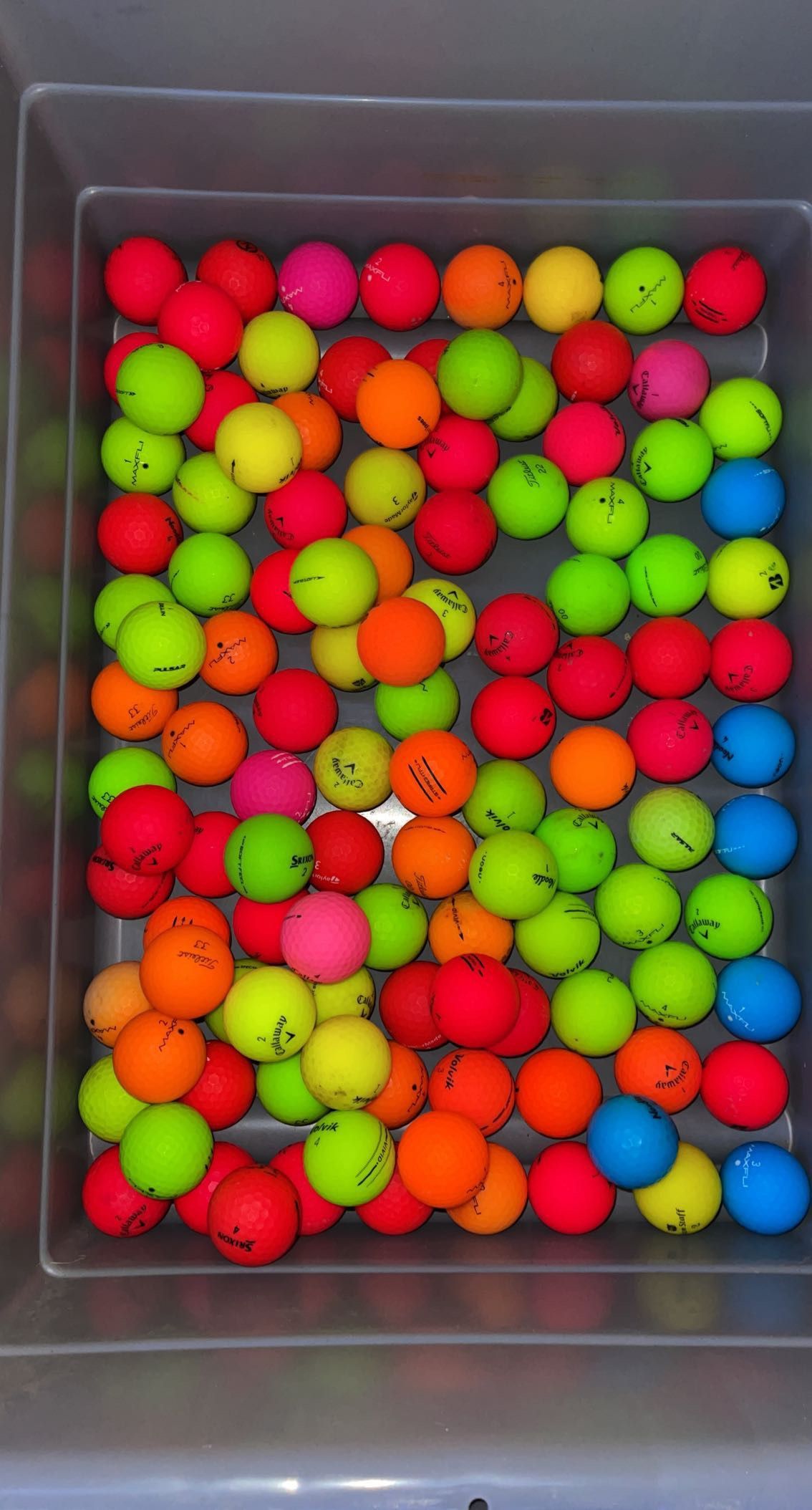 Colored Golf Balls