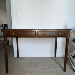 Vintage Style Desk With Drawers