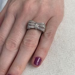 New bow Diamond Ring-BRAND NEW