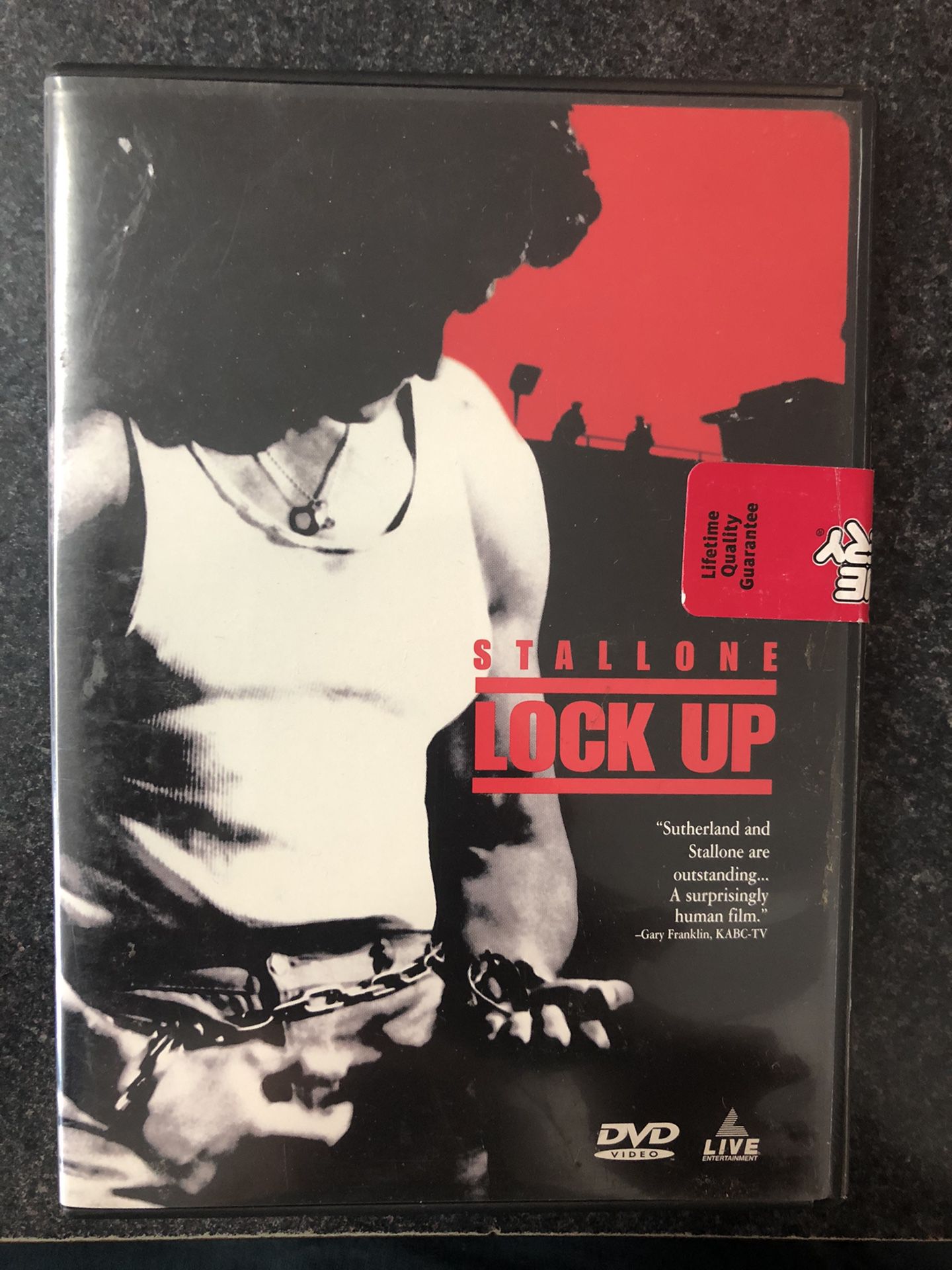 Stallone Lock Up DVD - used