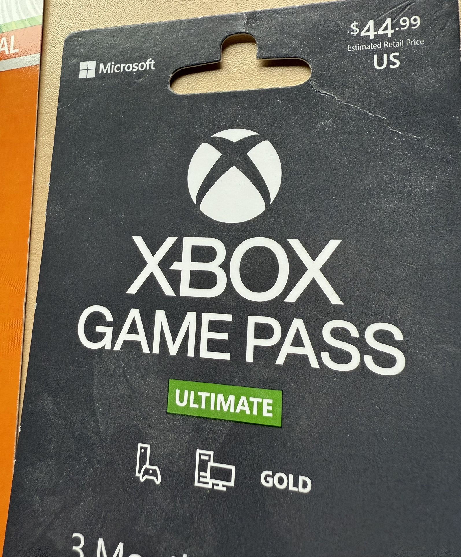 Brand New Xbox Game Pass-3 Months Ultimate