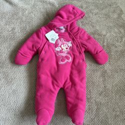 Baby Girl Pram/snow Suit  0/3 Months 