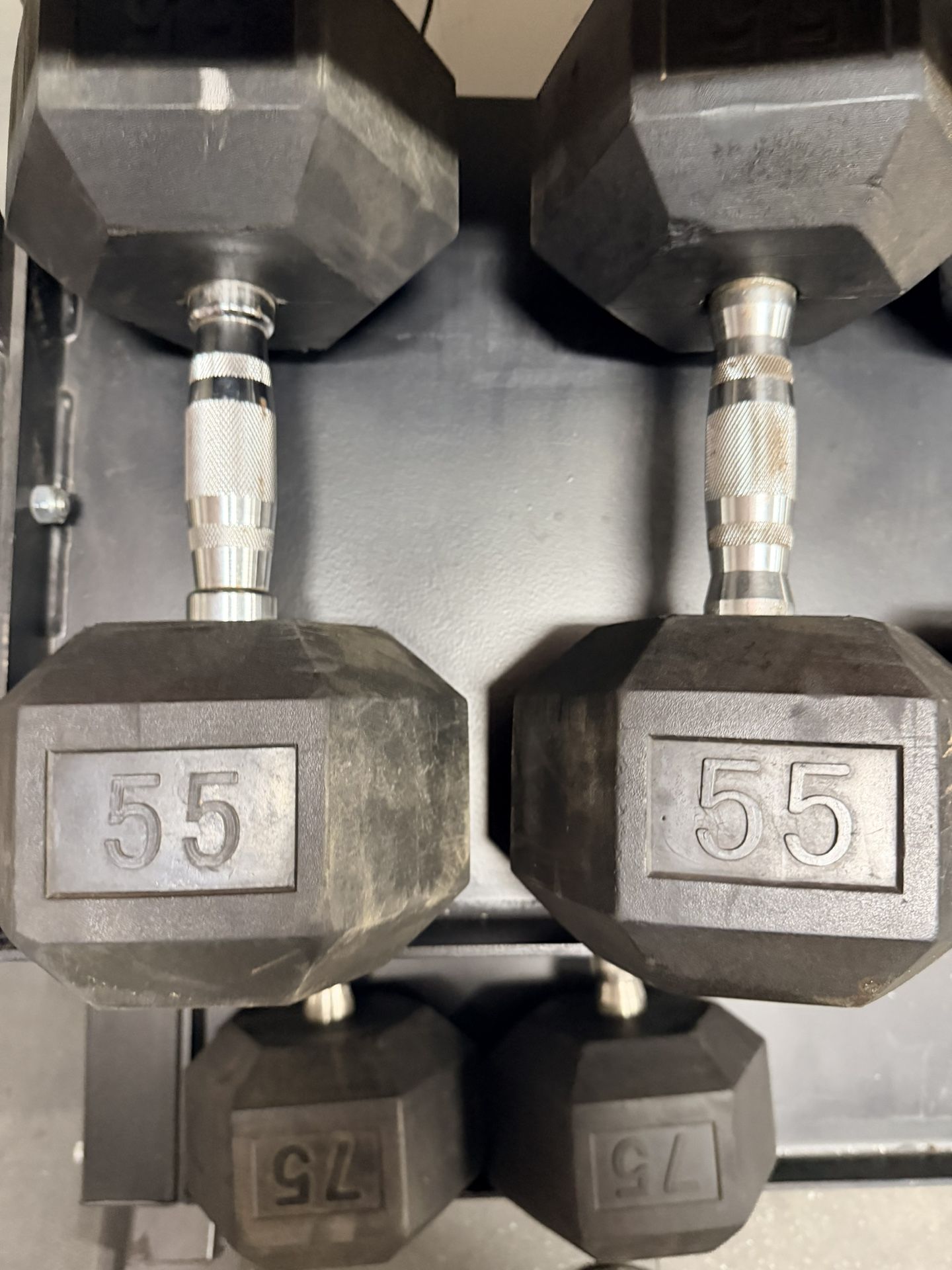 Rubber Coated Dumbbells