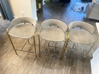 West Elm counter stools