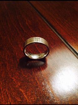 Men’s Wedding Ring White Gold with Diamonds