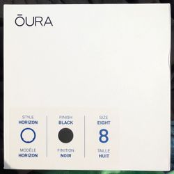 Like  New Black Oura Ring