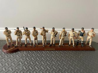 DANBURY MINT 1998 NEW YORK YANKEES 10 FIGURE SET