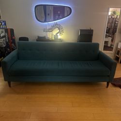 Joybird Korver Sofa Turquoise Free