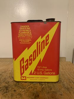 Vintage gas can