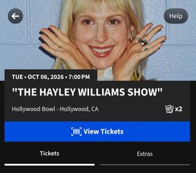 Hayley Williams show hollywood bowl October 5 sec n2