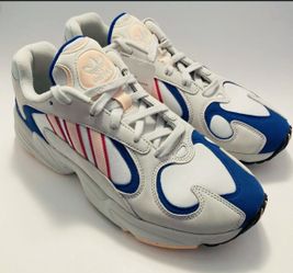 Adidas Originals Yung-1 Blue Pink Men Lifestyle Sneaker Gym Shoes BD7654 Size 8.5