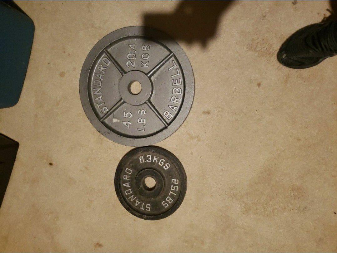 $125 Olympic Barbell Weight Plates 