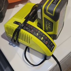 24 Volt Battery With Charger 