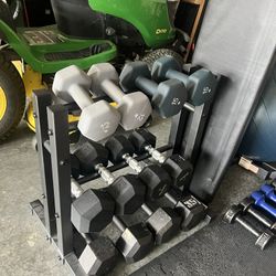 Dumbbells // Bench // Bands