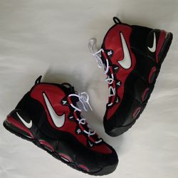 Nike Air Max Uptempo 95 - Black Red - Size  11.5- Retro OG Basketball Shoes