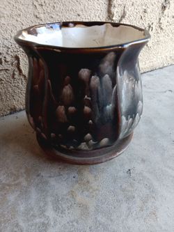 Glazed Ceramic Planter Pot