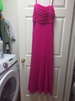 Fuchsia pink formal wear