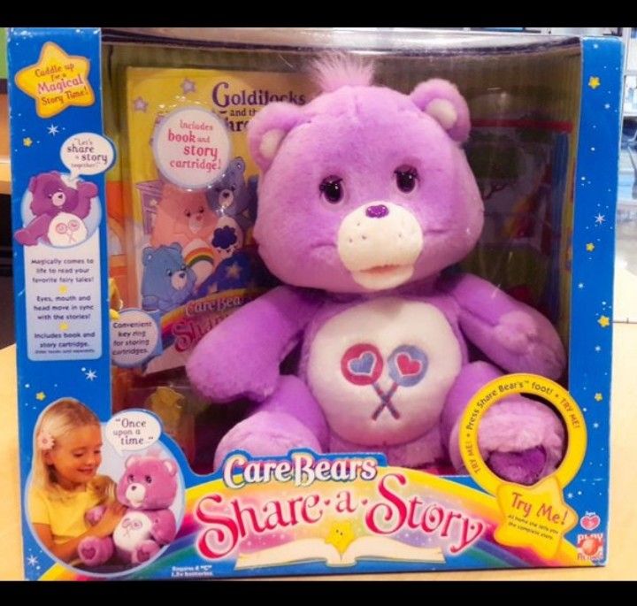 Care Bears: Share a Story, Talking Plush Care Bear ***Rare/Collectible***