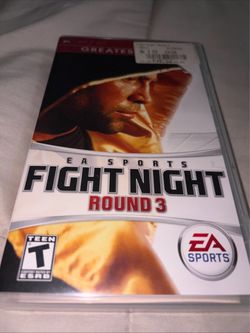EA Sports Fight Night: Round 3 for Sony PSP 2006 UMD Game with Manual