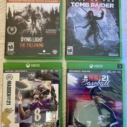 4 XBOX One Video Games 