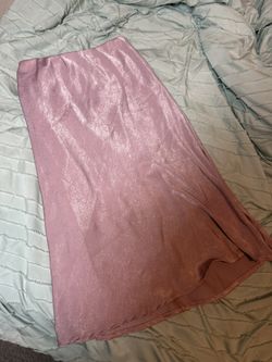 Pink midi skirt size XS