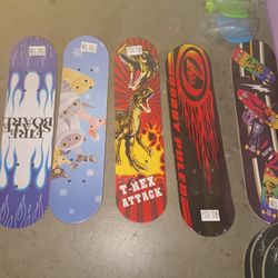 $15 Skateboards Printed Patterns On Both Sides