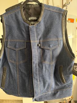 Espinozas 501 Denim Vest XL