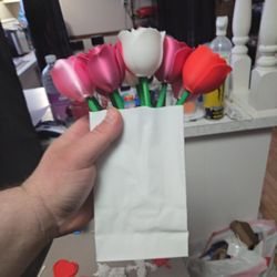 Custom Vase And 12 Roses