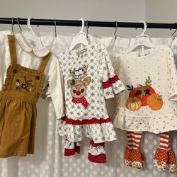 (3) 18 Months Girls Outfits 
