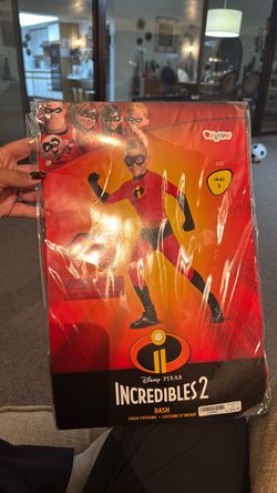 Incredibles 2 Dash Child Costume Size S (4-6)