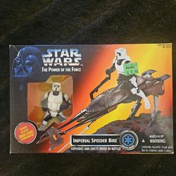 Star Wars Imperial Speeder Bike with Biker Scout Figure