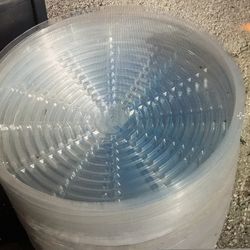 14” Clear Plant Saucers