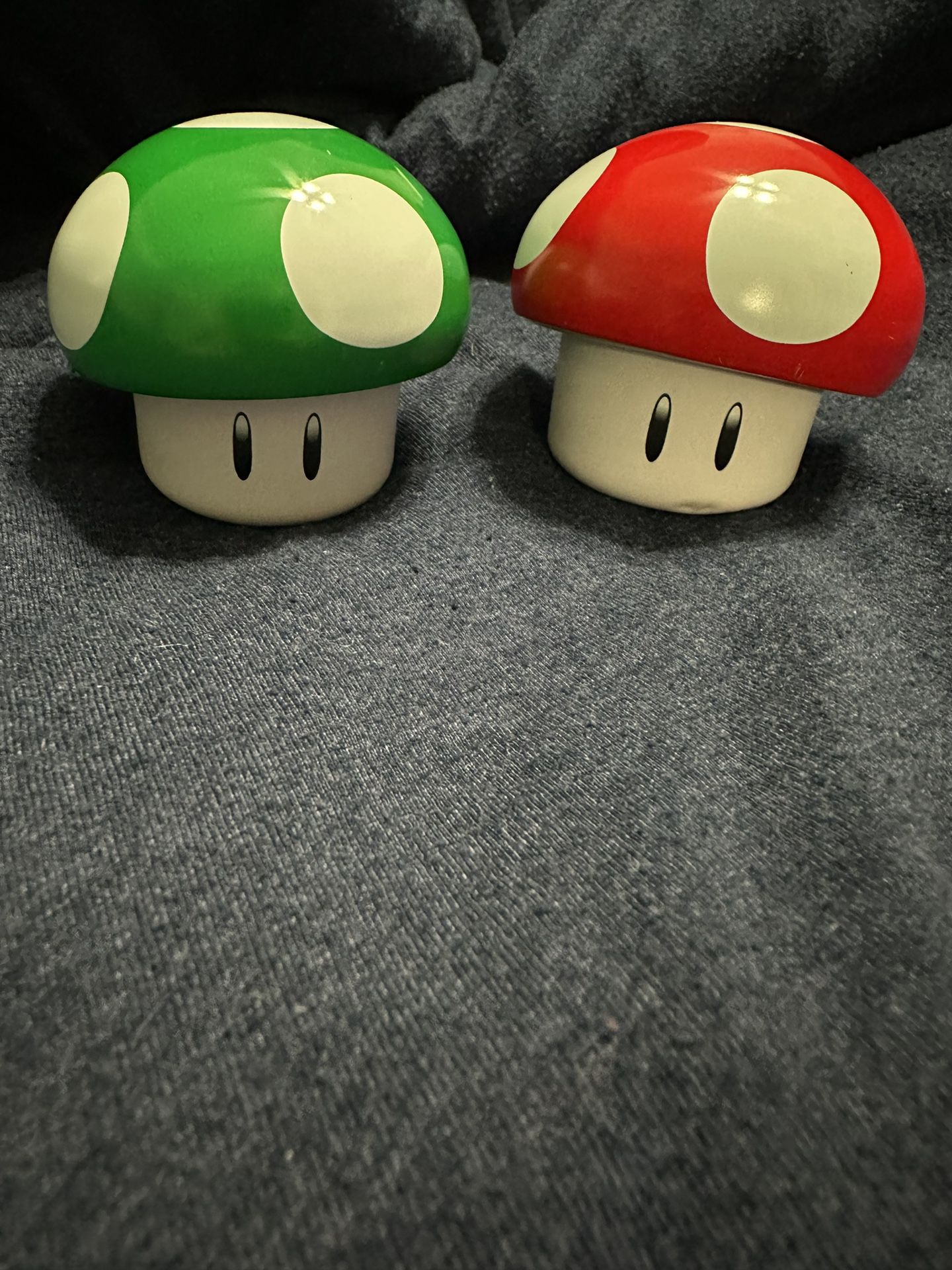 Mario Bros. Tiny Empty Mushroom Tin Cans. Pick Up In Highland