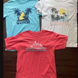 New Woman’s T Shirts, Cotton, Size M  $5 for each