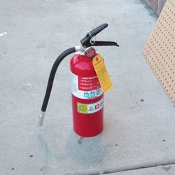 Brand new fire extinguisher