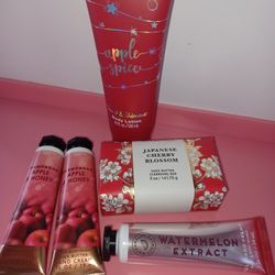 5 Piece Bath And Body Works 