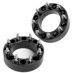 KSP 8x170 Wheel Spacers for F250 F-2026, 2"(50.8mm) Heavy Duty Tire Spacers with 14mmx1.5 Studs 125mm Center Bore, Forged Lug-Centric Wheel Sp