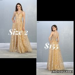 New With Tags Size 2 Formal Gown $155