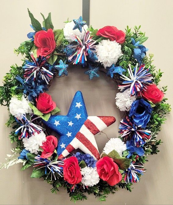 July 4th Wreath