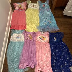 Princess Nightgowns Size Girls Medium