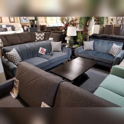 2 Pc Livingroom sofa and loveseat set